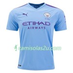 Camisolas de Futebol Manchester City Equipamento Principal 2019/20 Manga Curta